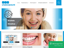 Tablet Screenshot of ortodoncianischli.com